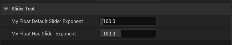 SliderExponent